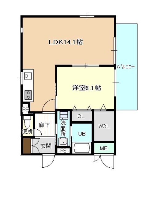 第二ファミール大津の間取り