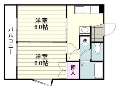 第28ラッキーシャビル清水の間取り