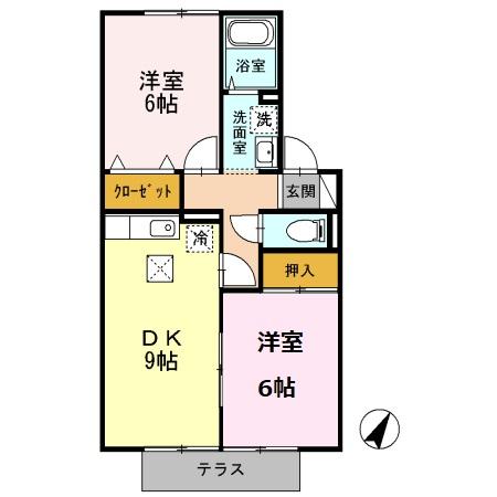 エスペランサ・カルム　B棟の間取り