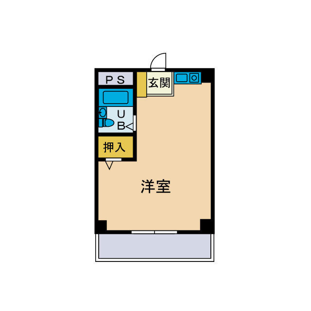 コーポ西村Ｂ棟の間取り