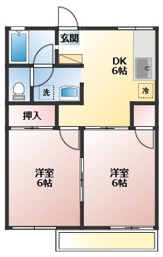 メゾンタカハシの間取り