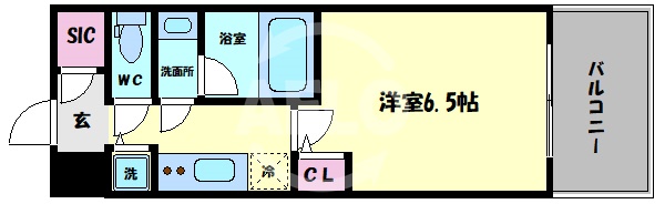 La　Douceur北巽の間取り