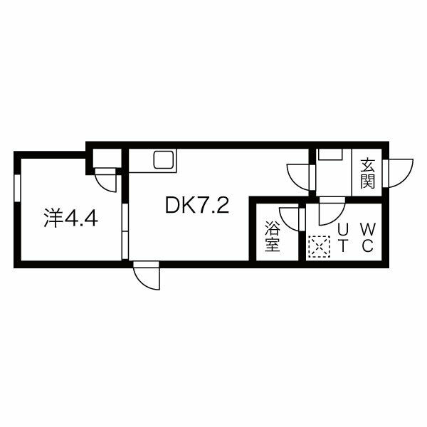 レスペデザ道徳の間取り