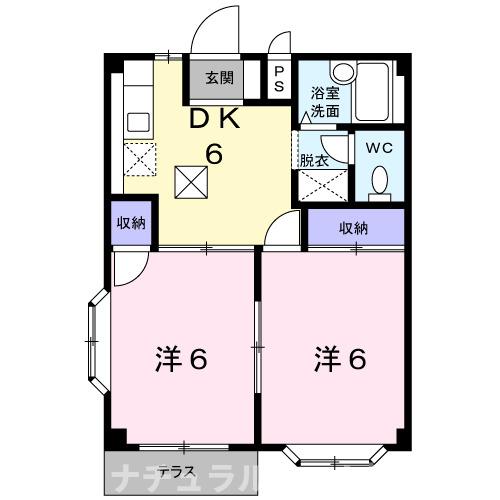 エルディム沢渡Ａの間取り