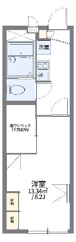 【レオパレス浪華IIの間取り】