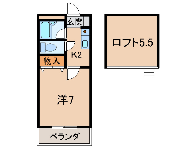 シャムール関戸の間取り