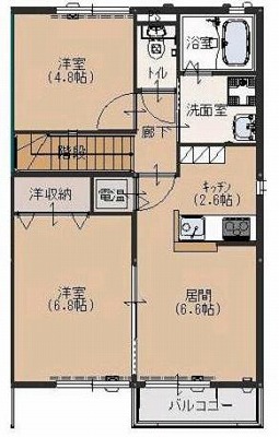 カーサコンフォートの間取り