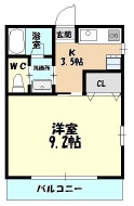 ハイエストＴＫ１の間取り