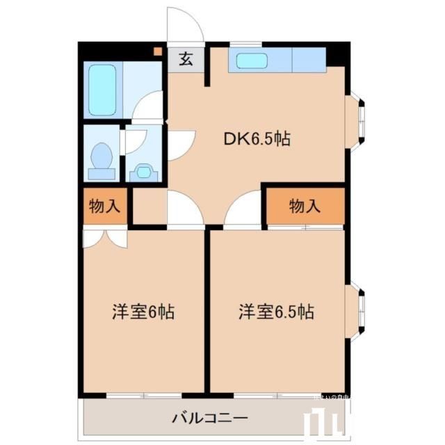 日野市多摩平のマンションの間取り