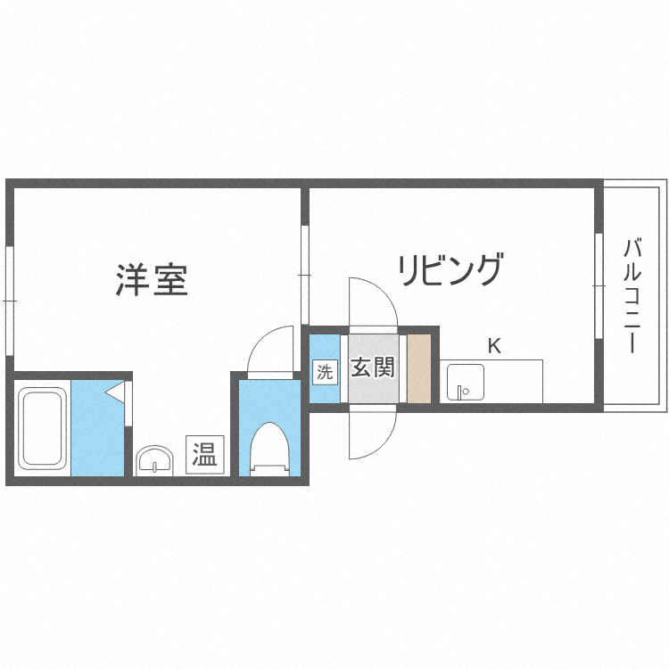 ビラ・レジリア札幌駅東の間取り