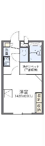 レオパレス落合の間取り