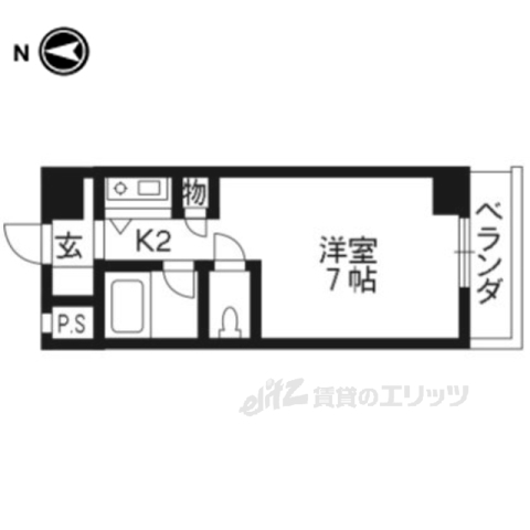 ノアーズアーク京都五条の間取り