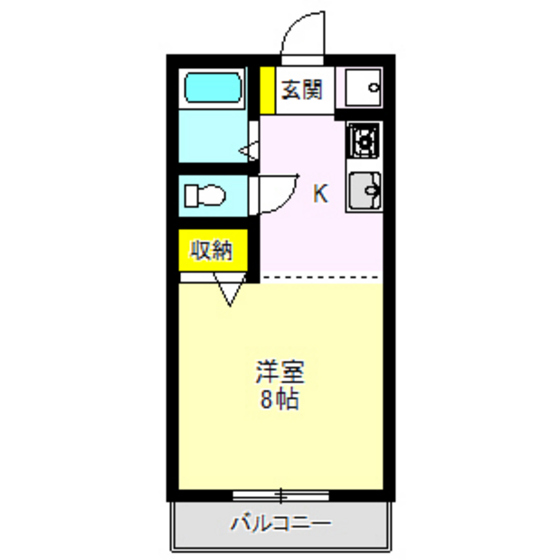 ユーハイツの間取り