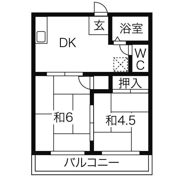 メゾン松本 Iの間取り