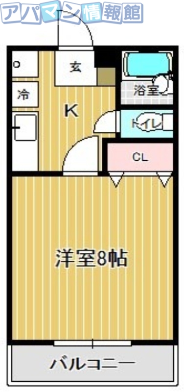 カルティエラタンA棟の間取り