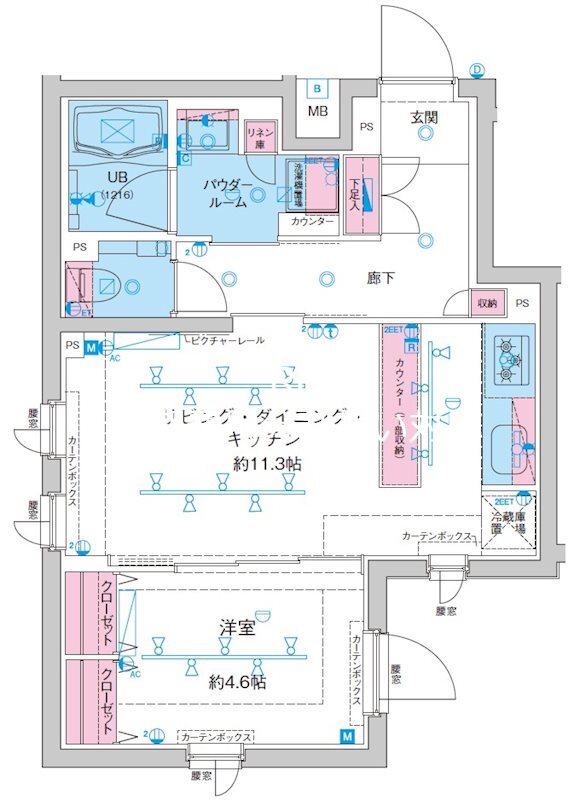 GENOVIA新大塚の間取り