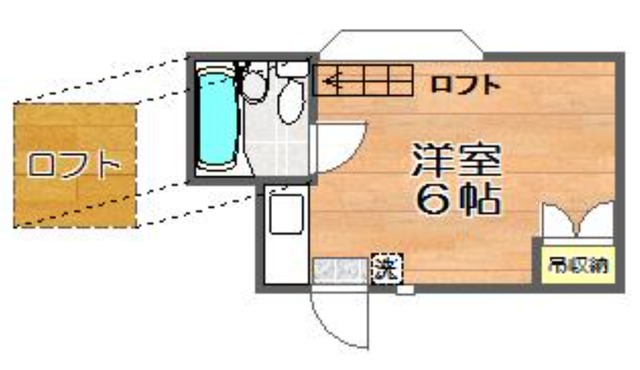 アサミハイツ21の間取り