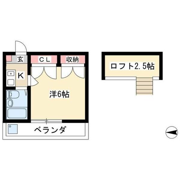 シーズンコート築地口の間取り