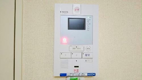 セキュリティ　TVモニター付きインターフォン(セコムは利用できません）