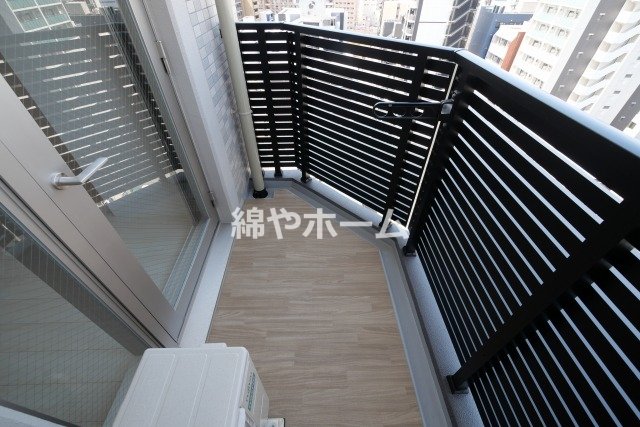 バルコニー　落ち着いた時間を過ごせるバルコニーです