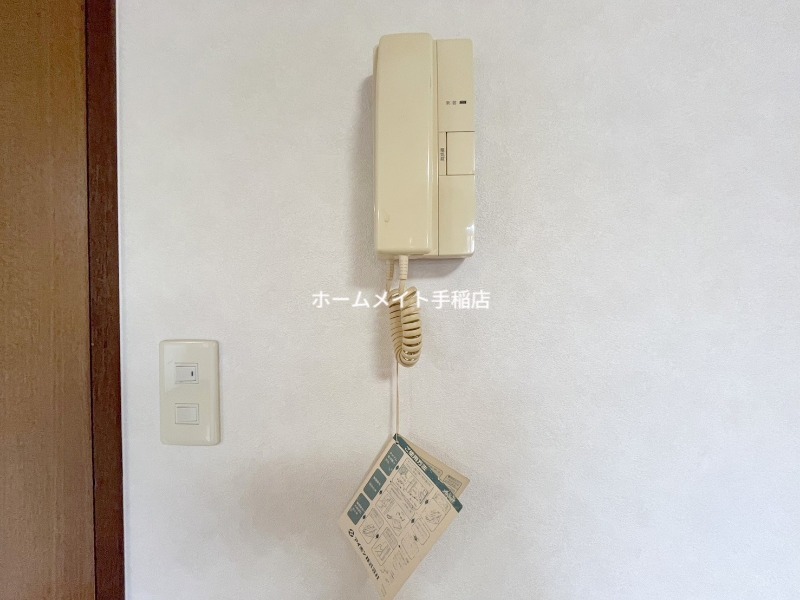 セキュリティ　インターホン付きです！
