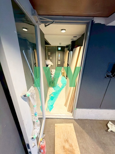エントランス　建築中