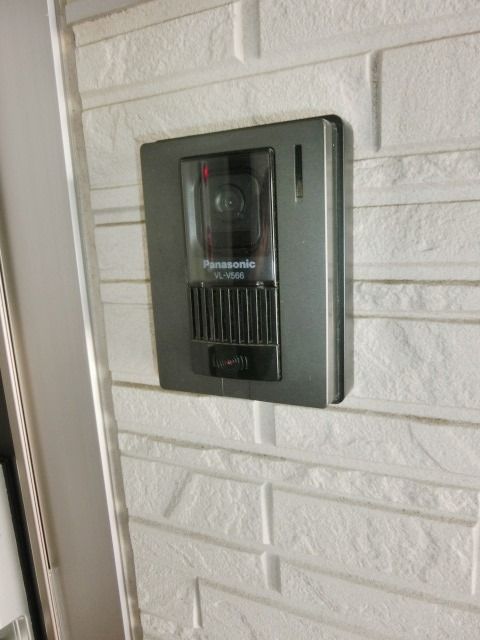 セキュリティ　訪問者の顔がわかるので安心ですね