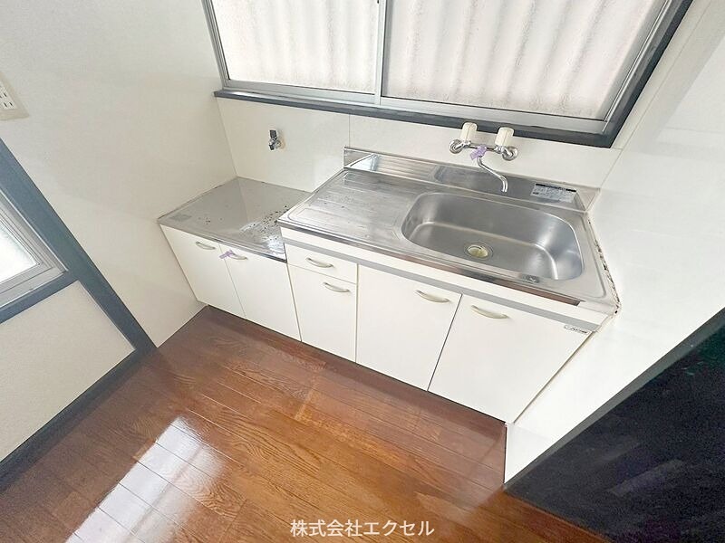 キッチン　ガスコンロ設置可