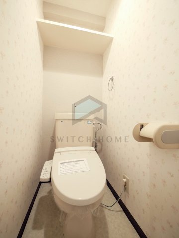 トイレ　ゆったりとした空間のトイレです