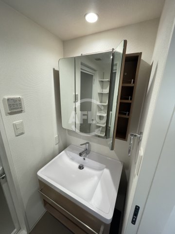 洗面設備　セレニテフラン野田阪神駅前　独立洗面台