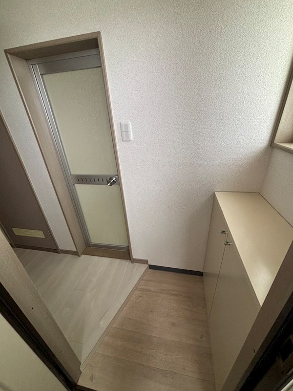 玄関　シューズボックスがあるので玄関が散らかりません