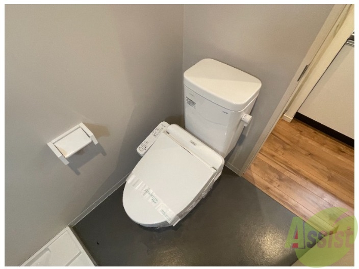 トイレ　トイレはこちらになります、清潔感がありますね。