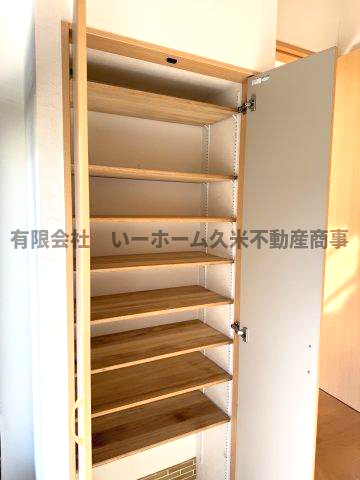 収納　玄関収納スペースです