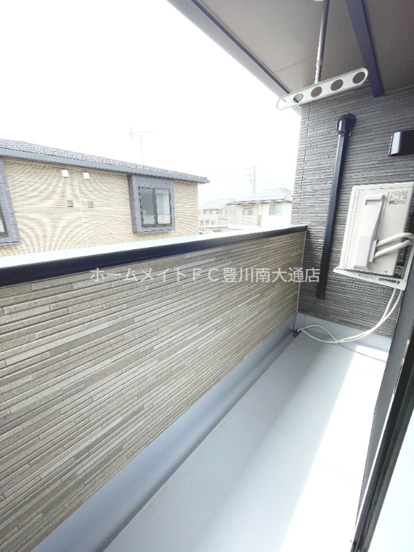 バルコニー　同型完成モデル