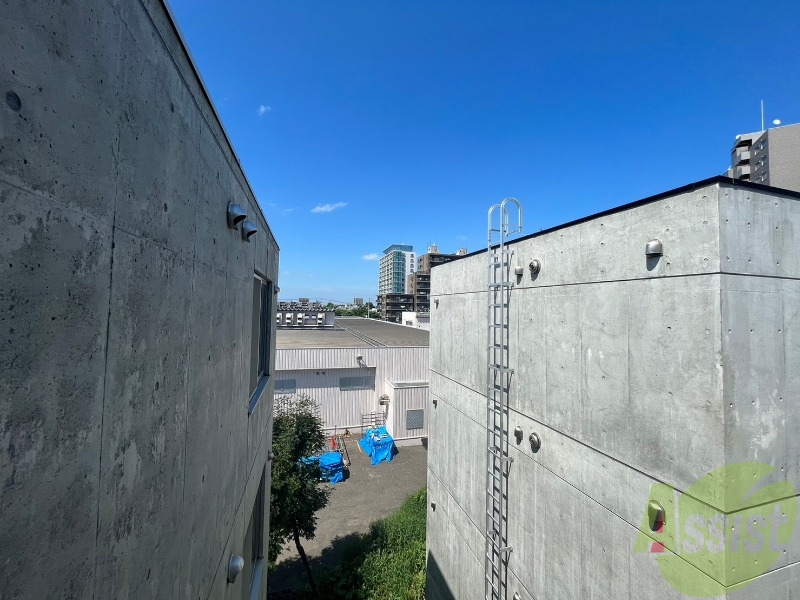 眺望　眺望です。窓を開けて換気もしっかりできますね！