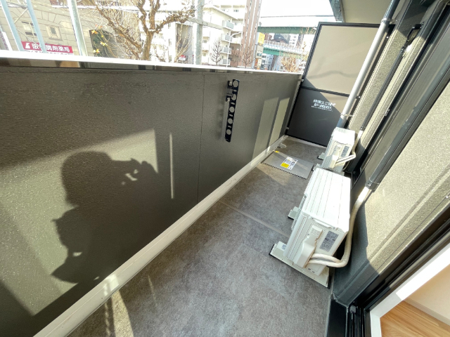 バルコニー　２０３号室の写真になります。