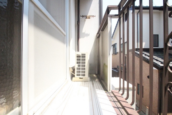 バルコニー　※別部屋の写真です