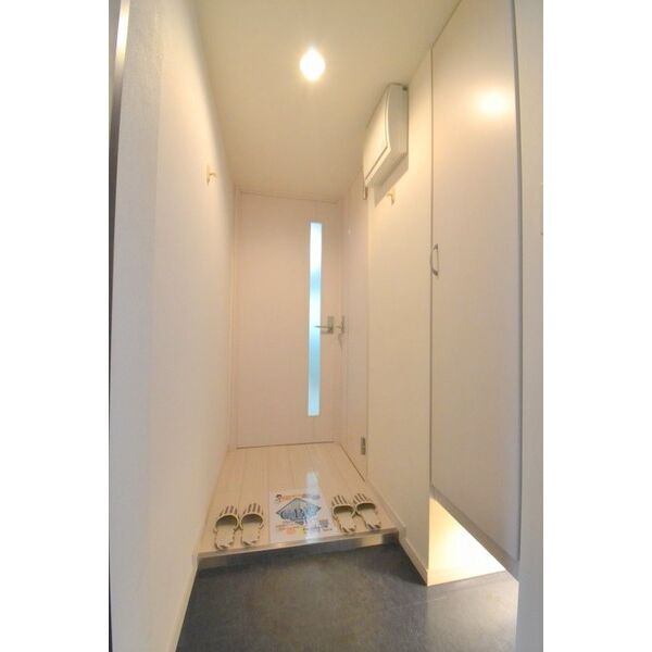 玄関　※写真は別号室です。