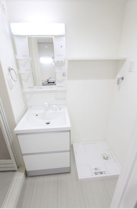 洗面設備　※モデルルームです