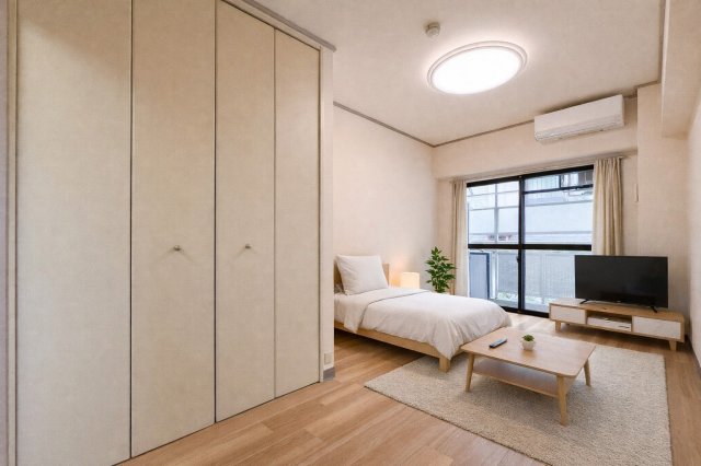 居室・リビング　家具配置イメージ画像です。