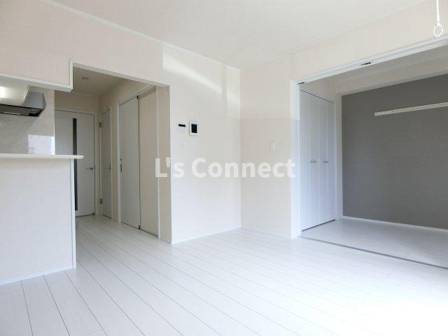 居室・リビング　９．１帖のＬＤＫ。