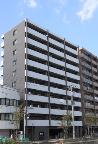 建物外観　「分譲賃貸マンションです」