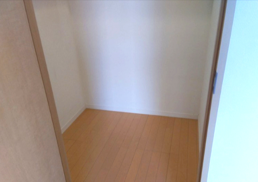 収納　ウォークインクローゼットです