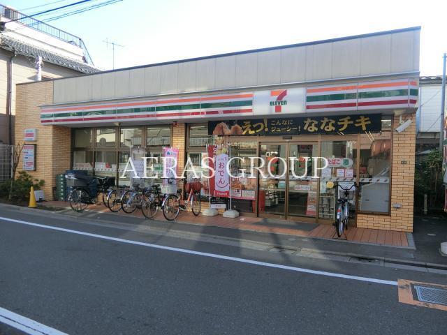 コンビニ　セブンイレブン千住寿町店（コンビニ）まで124m
