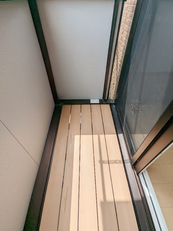 バルコニー　図面と現状に相違がある場合には現状を優先