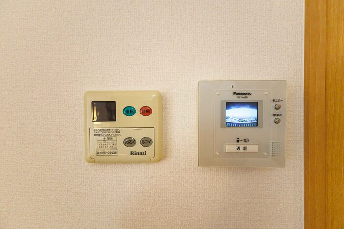 セキュリティ　モニタ付インターホンです。