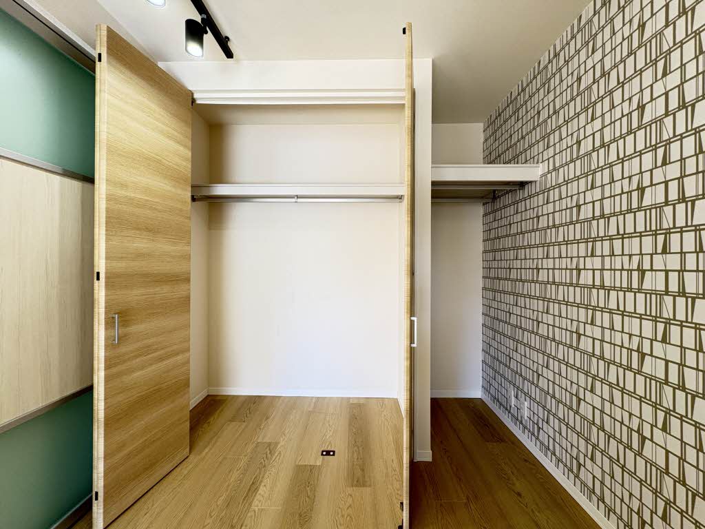 収納　たっぷりとした収納スペースです