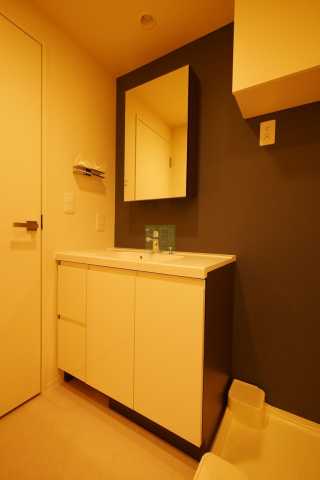 洗面設備　Brillia istの洗面所