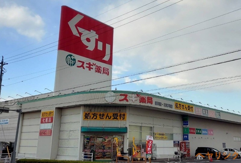 ドラックストア　スギ薬局新川店（ドラッグストア）まで601m