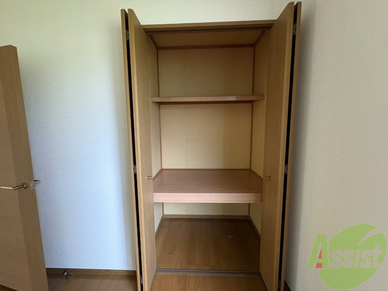 収納　ここに収納があります。収納があると部屋が広く使えます。